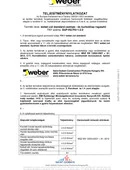 DoP webercol standard