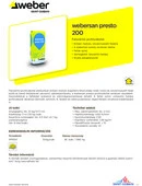 TDS webersan presto 200