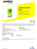 TDS 900F weberniv estrich fiber