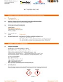 SDS F630 webercol FLEX S1