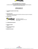 DoP webersan presto 100