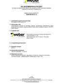 DoP webercol pro comfort S1