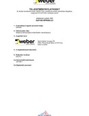 DoP webersan presto 300