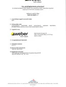 DoP HU 900F weberniv estrich fiber